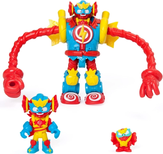 SuperThings Sugarfun Superbot Power Arms robot con personaggi e accessori