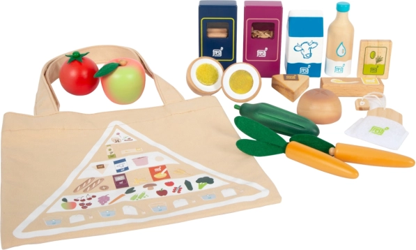 Set di alimenti vegetariani Fresh – cibi in legno per la cucina dei bambini