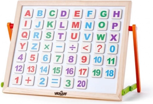 Lavagna magnetica e a gessetto