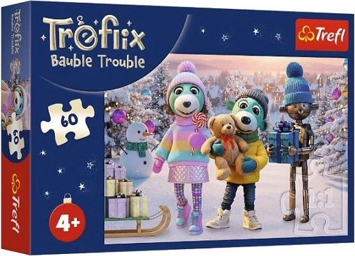Puzzle per bambini 60 pezzi Robobot invernale – Famiglia Treflik