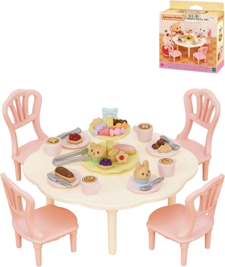 Sylvanian Families Set per feste con dolci