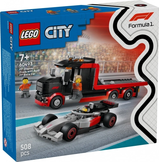 Lego City camion F1 con monoposto AUDI F1