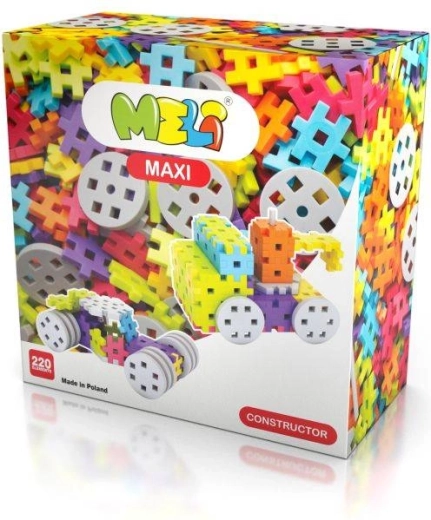Set di costruzioni Meli Maxi Constructor 220 pezzi
