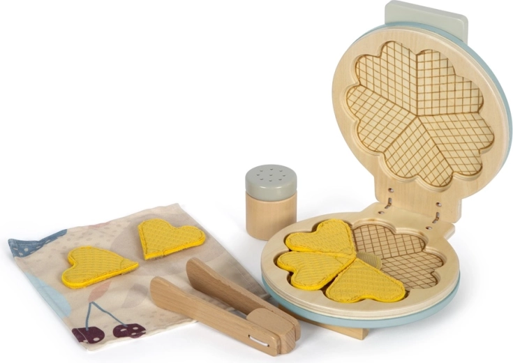 Set in legno per waffle con accessori Tasty