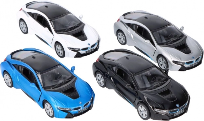 Modello in metallo BMW i8, scala 1:36