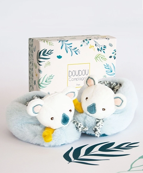 Set regalo Doudou - Set delle prime scarpine con sonagli