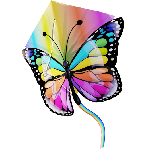 Aquilone Pop Up a farfalla 57 × 55 cm