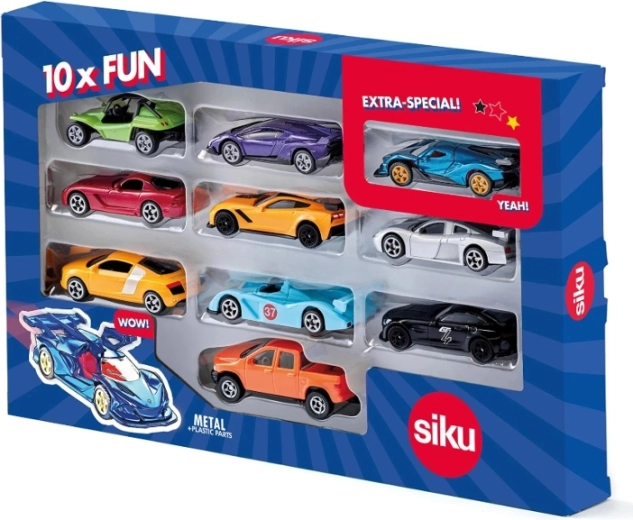 Siku Super set 10 auto sportive