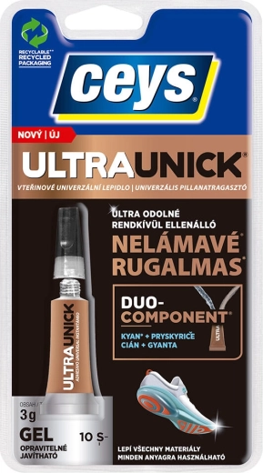 Colla istantanea in gel ULTRAUNICK 3 g