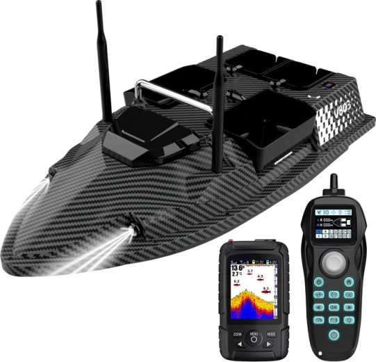 Flytec V803 Pro barca da pasturazione con GPS e sonar 12000 mAh