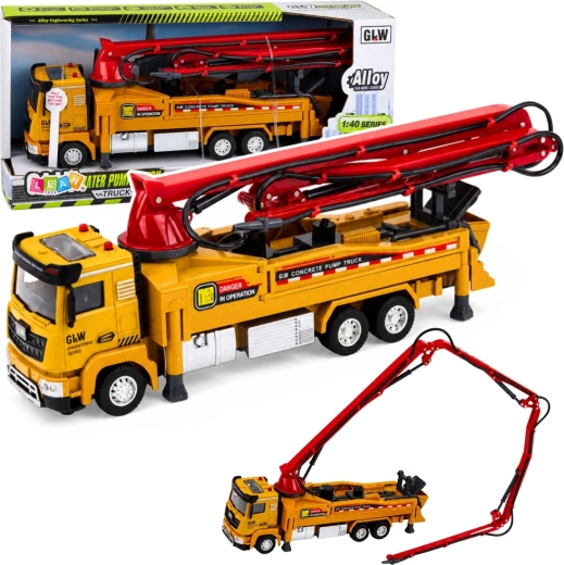Camion in metallo con braccio per irrorazione, luci, suoni e spruzzo d’acqua 1:40 - 1 pezzo