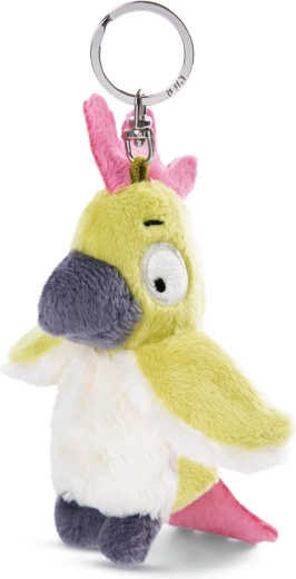 Portachiavi NICI cacatua Jaya Green 10 cm