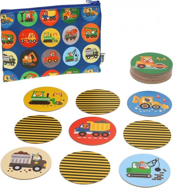 Petit Collage Pexeso Macchine Edili