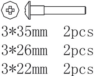 Set di perni dei bracci delle sospensioni per Voltage e Major - 1 pezzo