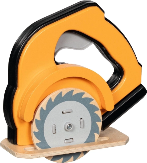 Sega circolare in legno per bambini con disco funzionante - 1 pezzo