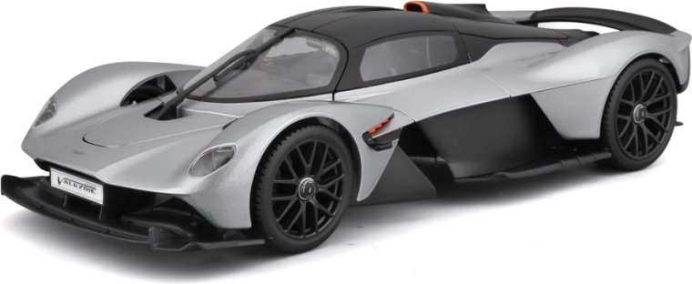 Maisto Aston Martin Valkyrie modello argento 1:18