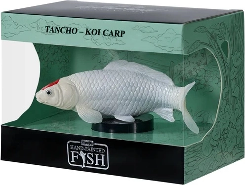 Mojo statuetta carpa koi tancho in scatola