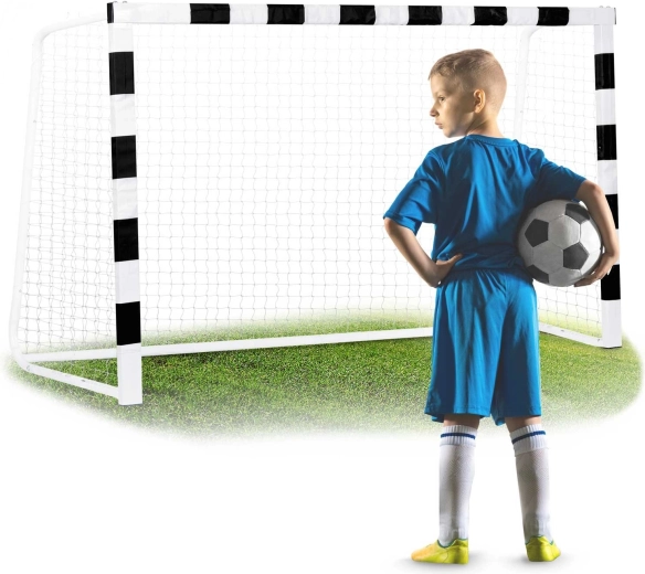 Porta da calcio Neo-Sport 180 × 120 × 60 cm nero-bianca