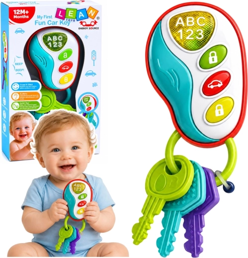 Chiavi auto interattive per bimbi con luci e suoni