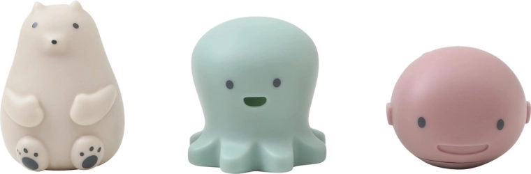 Shnuggle Bath Buddies giocattoli da bagno – polpo, balena e orso polare