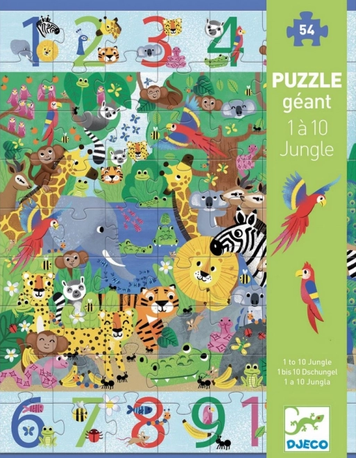 Puzzle Giungla da 54 pezzi di Djeco