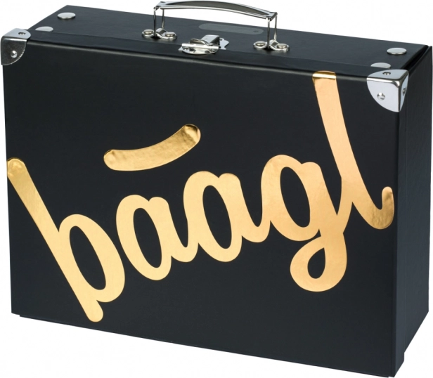 Valigetta scolastica pieghevole Gold con ferramenta Baagl