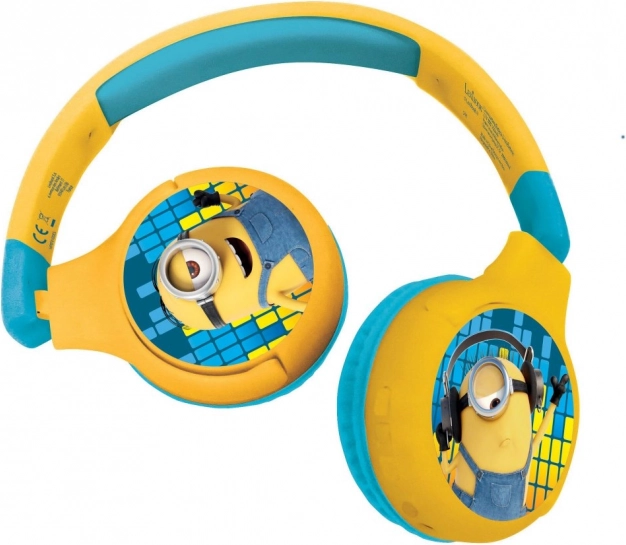 Cuffie per bambini Minions 2 in 1