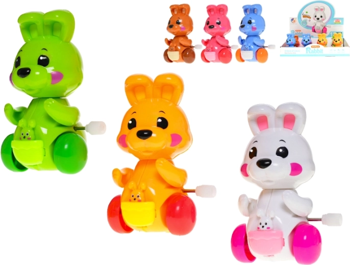 Dolce coniglietto a carica 9 cm – giocattolo in plastica a carica per bambini