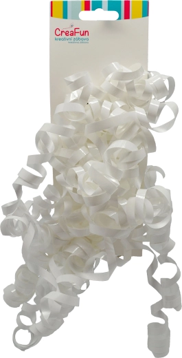 Fiocchi regalo metallici bianchi, 2 pz (6 mm)