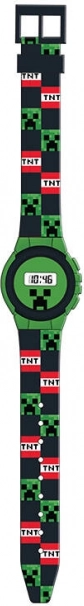 Orologio digitale per bambini MINECRAFT con motivo Creeper