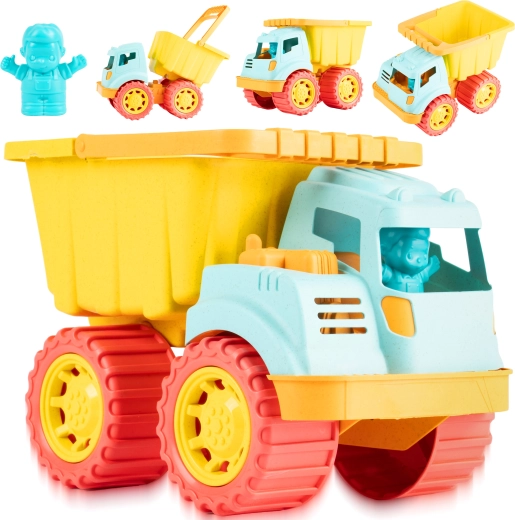 Giocattolo camion ribaltabile in plastica – autocarro con cassone ribaltabile