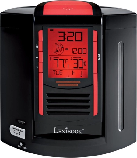 Radio sveglia con umidificatore d’aria integrato