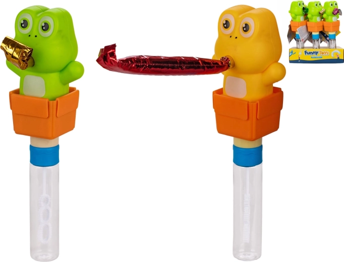 Bollebolla rana con fischietto da party