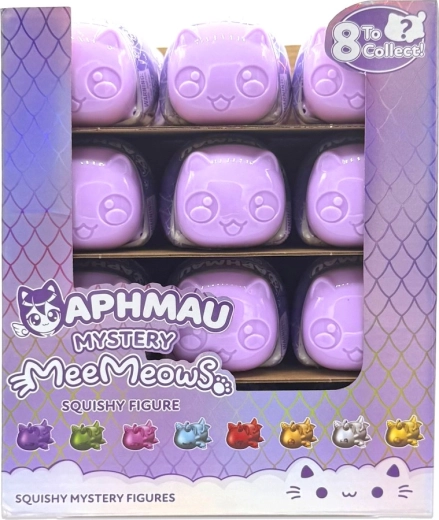 Aphmau mystery MeeMeows – statuetta squishy da schiacciare in capsula (sorpresa)