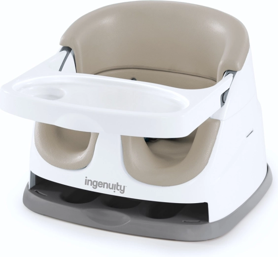 Seggiolino rialzato per sedia 2 in 1 Ingenuity Baby Base Cashmere