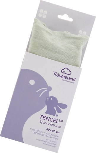 Lenzuolo con angoli Träumeland Tencel 40 × 90 cm desert sage