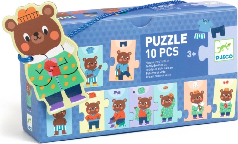 Puzzle L'orsetto si veste 10 pezzi