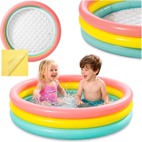 Piscinetta gonfiabile per bambini INTEX con fondo morbido