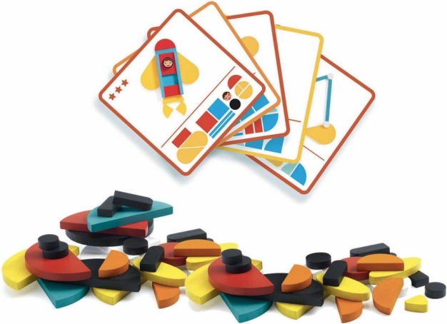 Puzzle magnetico Veicoli per bambini