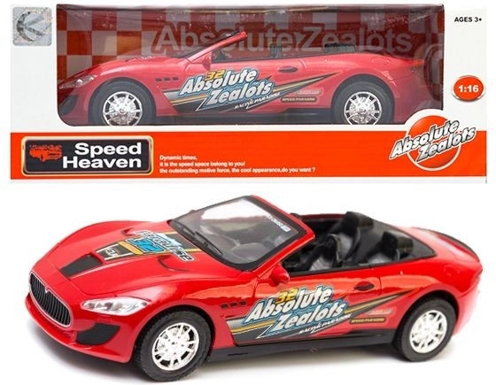 Cabriolet sportiva con trazione a frizione (friction) - 1 pezzo