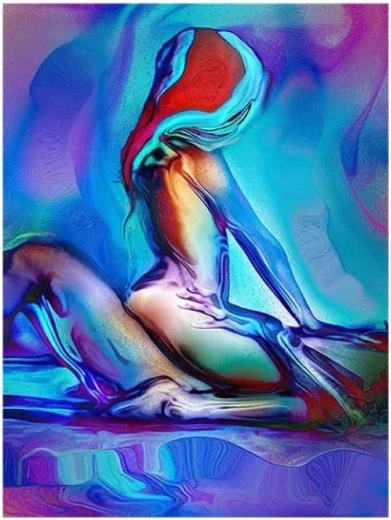 Pittura diamantata Amanti 30 × 40 cm