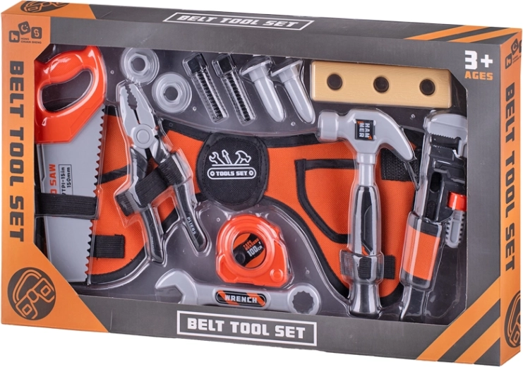 Set di attrezzi per bambini con cintura 83 cm – 6 pezzi