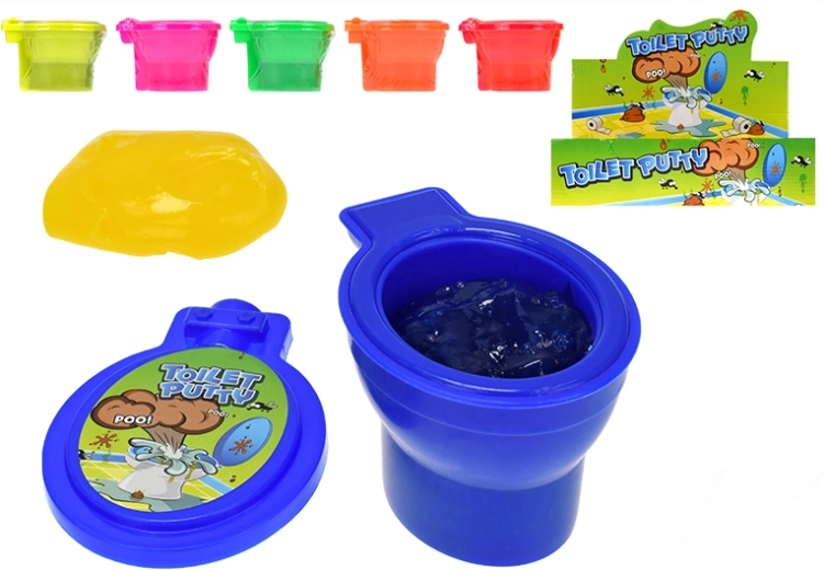 Profesor Slime toilette con slime – colori neon