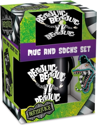 Beetlejuice set regalo uomo tazza e calzini