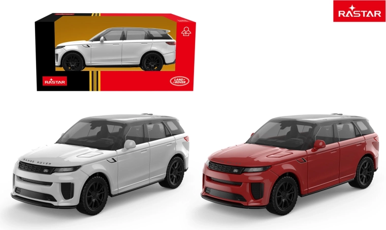 Macchinina in metallo Range Rover Sport SV RASTAR 1:43 rossa - 1 pezzo
