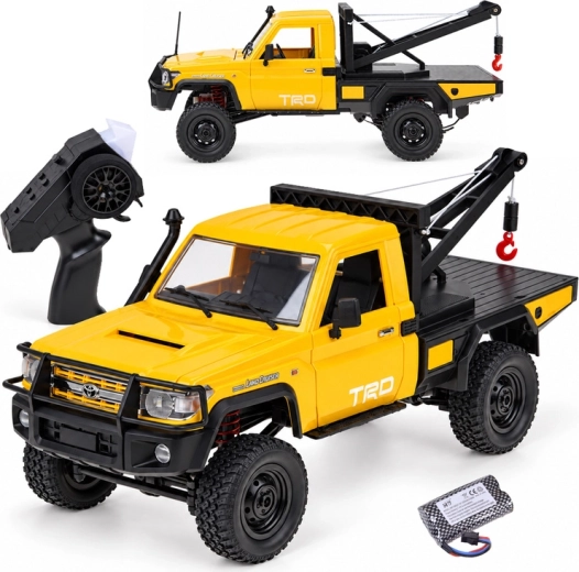 Toyota Land Cruiser 4×4 radiocomandato con verricello in scala 1:12