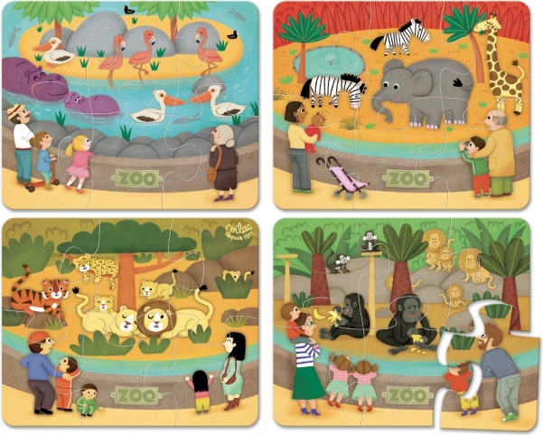 Puzzle Zoo in Legno Vilac