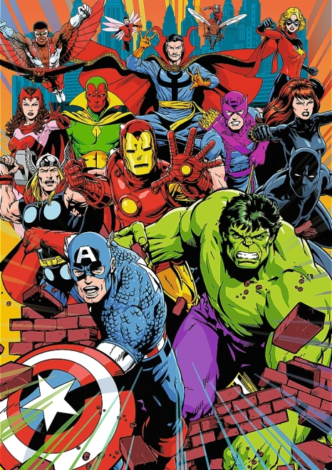 Puzzle Trefl Premium Plus Marvel: Marvel Eroi 1000 pezzi