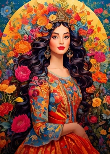 Puzzle Musa floreale 500 pezzi BLUEBIRD