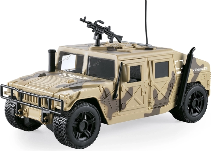 Veicolo blindato militare 1:16 con mimetica chiara